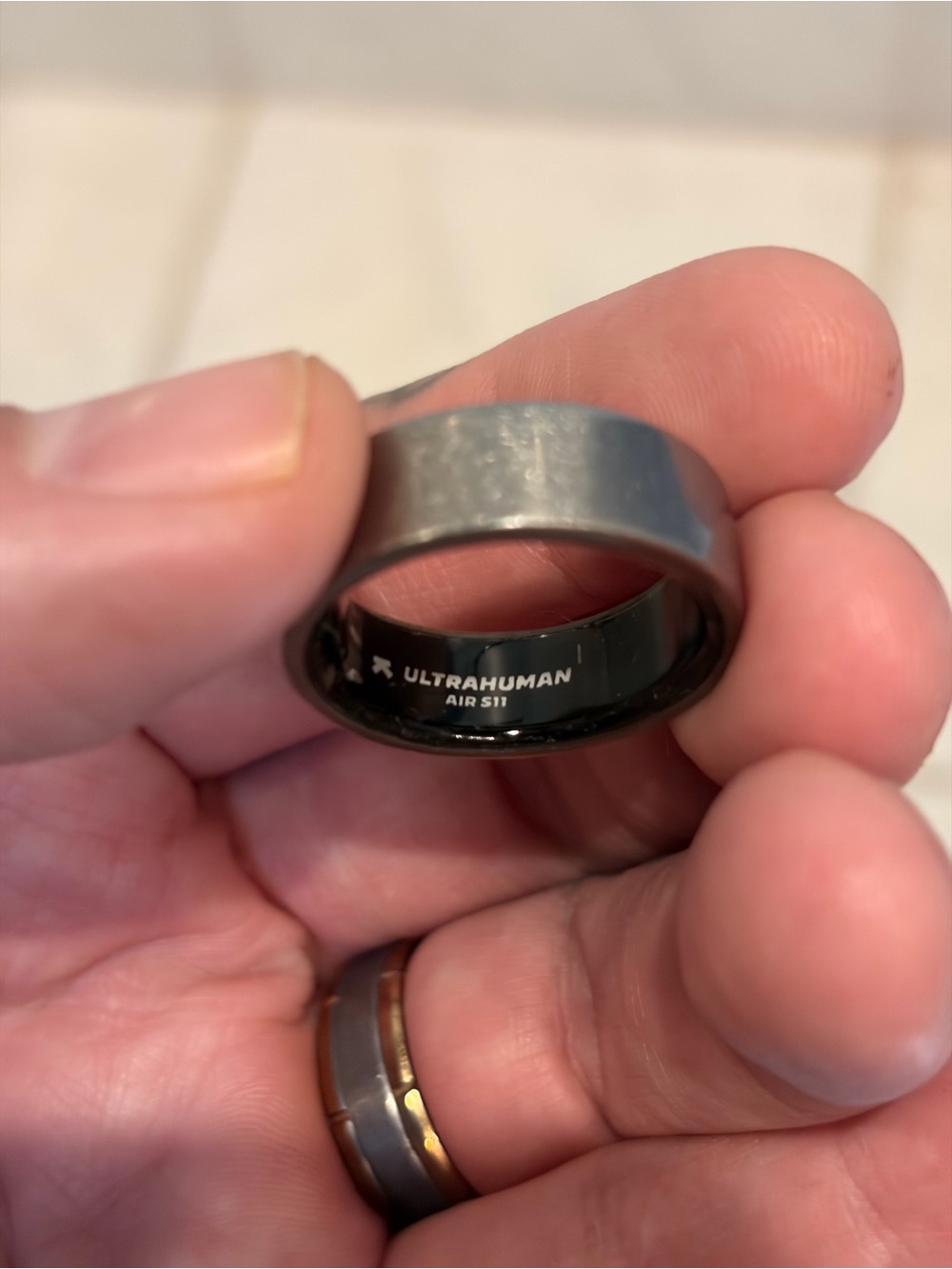 ULTRAHUMAN Air S1 Smart Ring in Gunmetal